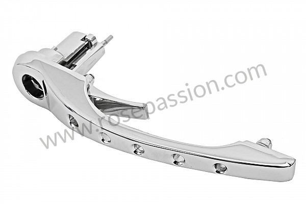 P244033 - Chrome plated perforated racing exterior right door handle, 911 for Porsche 964 / 911 Carrera 2/4 • 1991 • 964 carrera 2 • Cabrio • Automatic gearbox