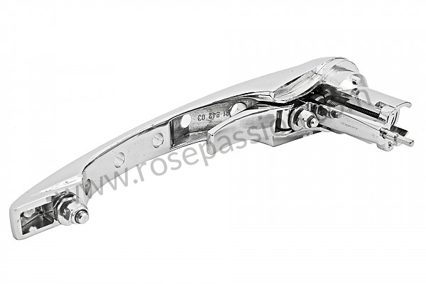 P244033 - Chrome plated perforated racing exterior right door handle, 911 for Porsche 911 G • 1980 • 3.0sc • Targa • Automatic gearbox