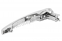 P244033 - Chrome plated perforated racing exterior right door handle, 911 for Porsche 964 / 911 Carrera 2/4 • 1991 • 964 carrera 2 • Coupe • Automatic gearbox
