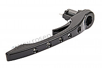 P244035 - Black perforated racing exterior right door handle, 911 for Porsche 911 Turbo / 911T / GT2 / 965 • 1987 • 3.3 turbo • Coupe • Manual gearbox, 4 speed