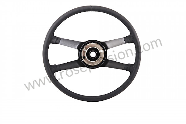 P244040 - Black leather steering wheel, part exchange, 911 for Porsche 912 • 1967 • 912 1.6 • Targa • Manual gearbox, 4 speed