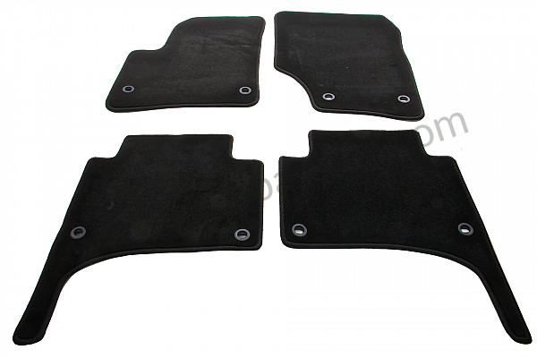 P244075 - Floor mat for Porsche Cayenne / 955 / 9PA • 2003 • Cayenne turbo • Automatic gearbox