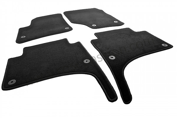 P244076 - Floor mat for Porsche Cayenne / 957 / 9PA1 • 2009 • Cayenne turbo • Automatic gearbox