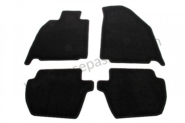 P244084 - Floor mat for Porsche 997 Turbo / 997T2 / 911 Turbo / GT2 RS • 2011 • 997 turbo • Cabrio • Pdk gearbox