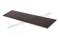 P244103 - Wood plate on front luggage compartment carpet for Porsche 