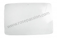 P244113 - Lunette arrière sans dégivrage en verre pour Porsche 