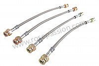 P247832 - Kit of 4 aviation hoses for Porsche 964 / 911 Carrera 2/4 • 1992 • 964 rs • Coupe • Manual gearbox, 5 speed