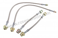 P247840 - Kit of 4 aviation hoses for Porsche 924 • 1981 • 924 carrera gt • Coupe • Manual gearbox, 5 speed