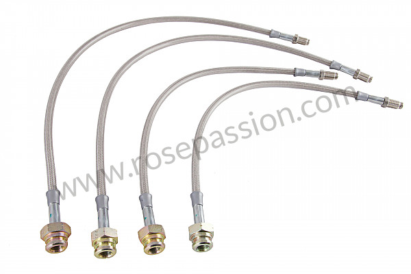 P247843 - Kit of 4 aviation hoses for Porsche 356a • 1955 • 1300 (506 / 2) • Speedster a t1 • Manual gearbox, 4 speed