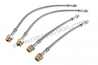 P247844 - Kit of 4 aviation hoses for Porsche 356B T5 • 1960 • 1600 (616 / 1 t5) • Cabrio b t5 • Manual gearbox, 4 speed
