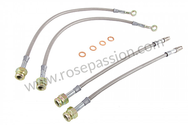 P247845 - Kit of 4 aviation hoses for Porsche 928 • 1987 • 928 s4 • Coupe • Manual gearbox, 5 speed