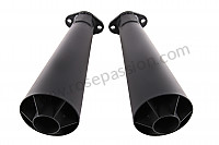 P247855 - Pair of megaphones for racing spaghetti on 911 65-73 for Porsche 964 / 911 Carrera 2/4 • 1992 • 964 carrera 4 • Coupe • Manual gearbox, 5 speed