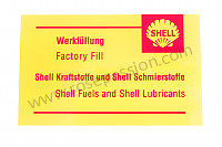 P247875 - Shell sticker, 911 65-73 for Porsche 911 Classic • 1971 • 2.2e • Targa • Automatic gearbox