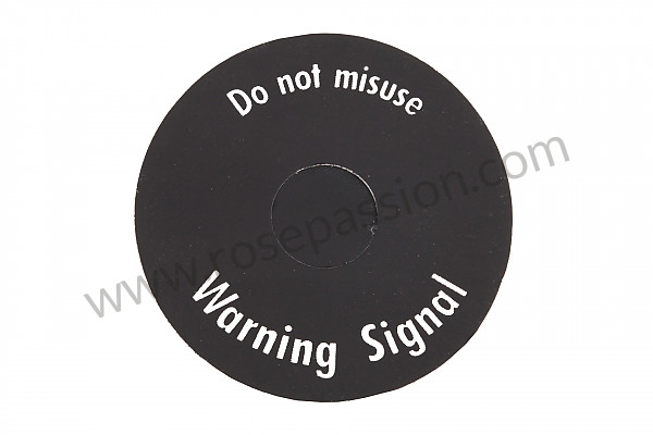 P247882 - Autoadhesivo de botón warning 911 para Porsche Cayman / 987C2 • 2012 • Cayman r • Caja pdk