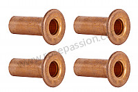 P247906 - Set of 4 rivets for front or rear indicator lenses, 911 65-68 for Porsche 912 • 1966 • 912 1.6 • Coupe • Manual gearbox, 4 speed