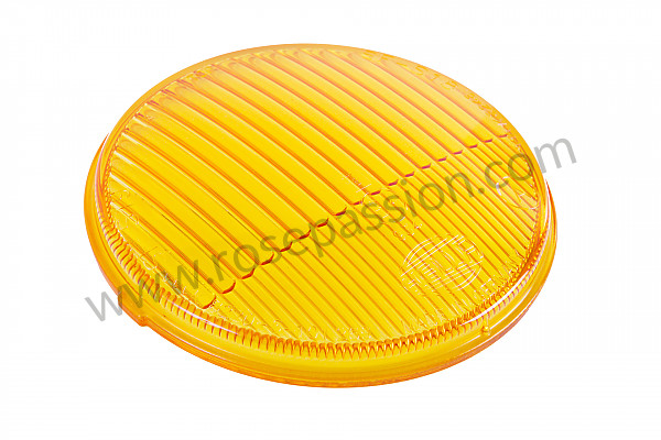 P247966 - Yellow round fog lamp glass for Porsche 911 Classic • 1972 • 2.4t • Targa • Manual gearbox, 4 speed