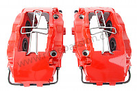 P247983 - Front caliper kit 965 3.6 / 993 rs / 993 turbo adaptable per pair for Porsche 993 / 911 Carrera • 1997 • 993 carrera 2 • Cabrio • Automatic gearbox