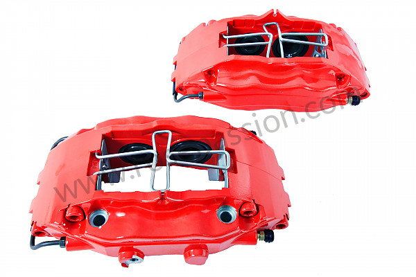 P247983 - Kit de caliper frontal 965 3.6 / 993 rs / 993 turbo adaptável por par para Porsche 911 Turbo / 911T / GT2 / 965 • 1985 • 3.3 turbo • Coupe • Caixa manual 4 velocidades