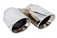 P248008 - Stainless steel tailpipe for 991 with sports exhaust system for Porsche 991 • 2013 • 991 c2s • Coupe • Pdk gearbox
