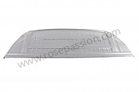 P251452 - Metal plate for rear parcel shelf 911 coupe for Porsche 912 • 1969 • 912 1.6 • Coupe • Manual gearbox, 4 speed