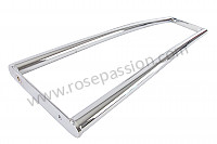 P252816 - Chrome plated rear bumper bar between overriders  for Porsche 911 Classic • 1970 • 2.2s • Targa • Manual gearbox, 5 speed