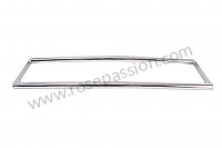P252816 - Chrome plated rear bumper bar between overriders  for Porsche 911 Classic • 1968 • 2.0s • Targa • Manual gearbox, 5 speed