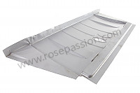 P252858 - Panel under fuel tank for Porsche 356a • 1957 • 1500 carrera gs (547 / 1) • Cabrio a t2 • Manual gearbox, 4 speed