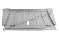 P252858 - Panel under fuel tank for Porsche 356a • 1959 • 1600 carrera gs (692 / 2) • Cabrio a t2 • Manual gearbox, 4 speed