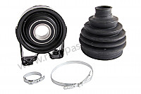 P252864 - Transaxle resilient mount / bearing kit with rubber boot cover for Porsche Cayenne / 957 / 9PA1 • 2009 • Cayenne v6 • Manual gearbox, 6 speed