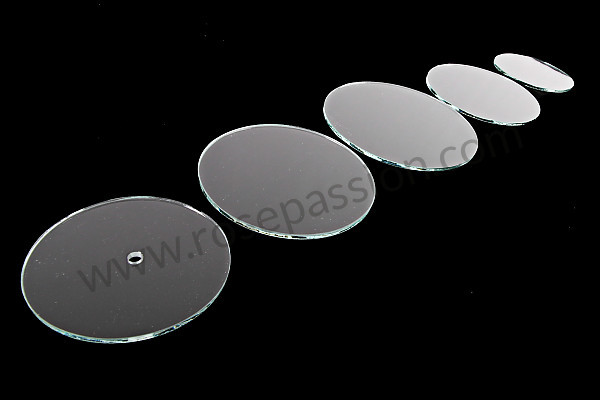 P252869 - Set of 5 glass dial fronts for instrument panel unit for Porsche 