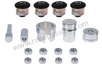P252929 - Sport version upper front triangle bushing kit complete with assembly tool and screws for Porsche 