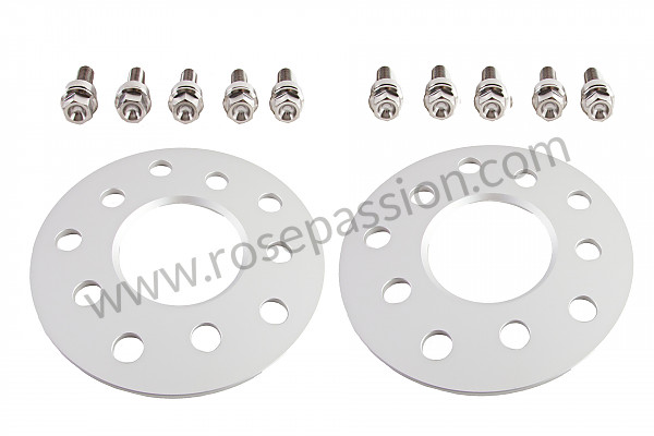 P252938 - Set of two 5 mm track wideners with titanium threaded fastenings for Porsche Boxster / 987-2 • 2011 • Boxster 2.9 • Cabrio • Pdk gearbox