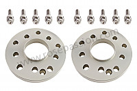 P252942 - Set of two 18 mm track wideners with titanium threaded fastenings for Porsche Boxster / 986 • 2003 • Boxster s 3.2 • Cabrio • Automatic gearbox