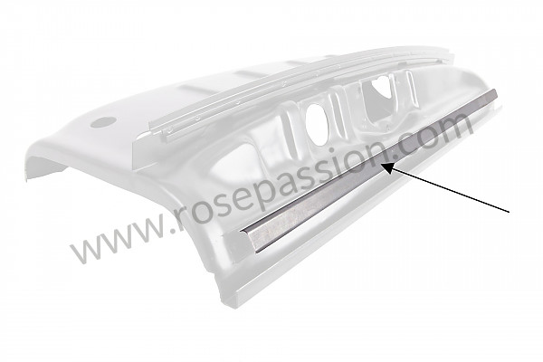 P254009 - Sealing rail for Porsche 911 Classic • 1971 • 2.2e • Coupe • Manual gearbox, 5 speed