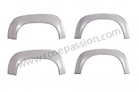P254030 - Set of 4 steel wing extensions, 914=> 914 gt / 916  for Porsche 914 • 1971 • 914 / 6 • Automatic gearbox