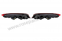 P254053 - Kit clignotant arrière rouge et blanc à LED la paire pour Porsche 