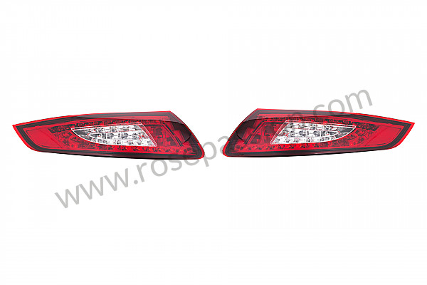 P254056 - Kit de indicadores traseiros de led vermelho e branco o par para Porsche 997-1 / 911 Carrera • 2008 • 997 c4 • Coupe • Caixa manual 6 velocidades