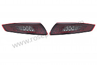 P254057 - Kit clignotant arrière rouge et noir à LED la paire 为了 Porsche 997-1 / 911 Carrera • 2007 • 997 c4 • Targa