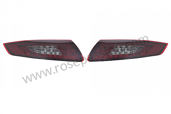 P254057 - Kit clignotant arrière rouge et noir à LED la paire XXXに対応 Porsche 