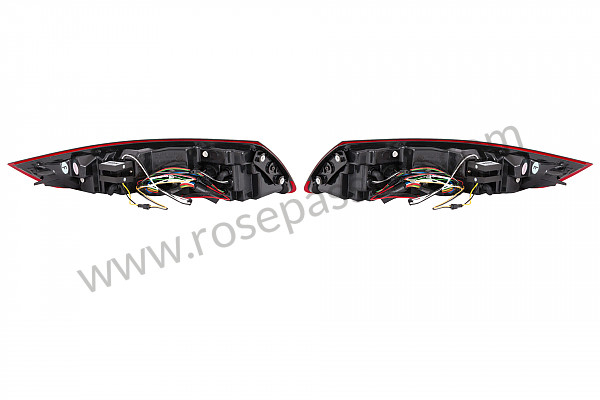 P254057 - Led-blinkersatz hinten, rot und schwarz (paar) für Porsche 997-1 / 911 Carrera • 2006 • 997 c4s • Coupe • Automatikgetriebe