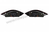 P254061 - Kit de indicadores traseiros de led vermelho e preto (par) para Porsche Boxster / 987 • 2005 • Boxster s 3.2 • Cabrio • Caixa manual 6 velocidades