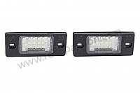 P254064 - Cayenne number plate light with led for Porsche Cayenne / 955 / 9PA • 2003 • Cayenne v6 • Manual gearbox, 6 speed