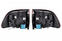 P254066 - Kit de indicadores traseiros de led vermelho e preto (par) para Porsche Cayenne / 955 / 9PA • 2004 • Cayenne turbo • Caixa automática