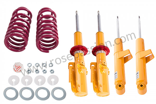P254073 - Koni sports shock absorber kit (kit of 4 shock absorbers + short springs) for Porsche 993 / 911 Carrera • 1996 • 993 carrera 2 • Coupe • Manual gearbox, 6 speed