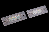 P254089 - Number plate light with led for Porsche 996 / 911 Carrera • 2001 • 996 carrera 4 • Cabrio • Automatic gearbox