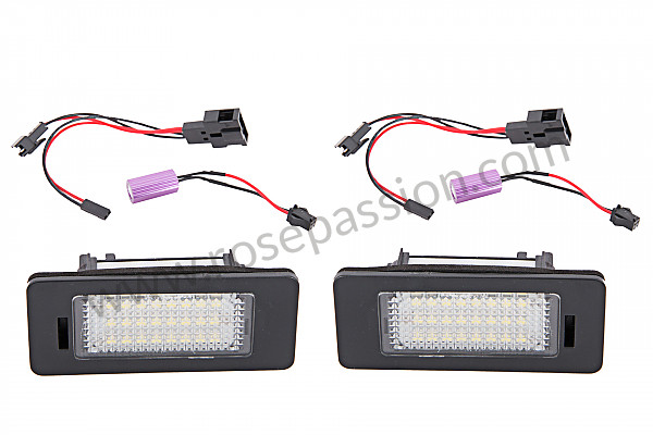 P254091 - Number plate light with led for Porsche Panamera / 970 • 2015 • Panamera 2 s hybrid 333 cv • Automatic gearbox