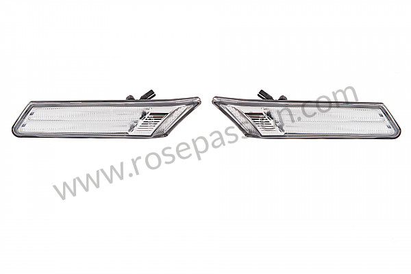 P254093 - Kit clignotant latéral LED lumière clair pour Porsche 997-2 / 911 Carrera • 2011 • 997 c2s • Coupe • Boite manuelle 6 vitesses