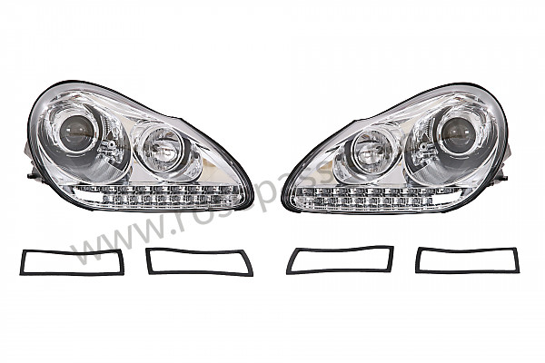 P257255 - Headlight with led for Porsche Cayenne / 955 / 9PA • 2004 • Cayenne v6 • Manual gearbox, 6 speed