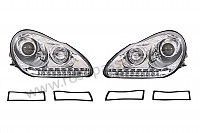 P257255 - Headlight with led for Porsche 