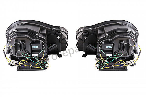 P257256 - Phare xénon avec LED verre fume noir pour Porsche 